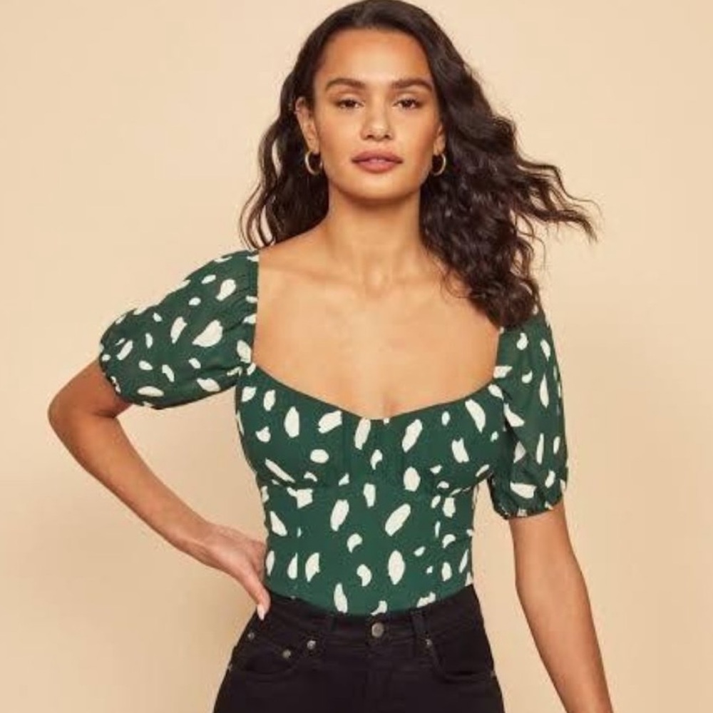 Reformation Berry Top